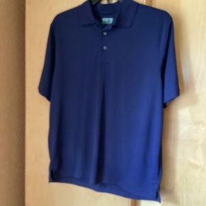 Ben Hogan performance collection navy blue polo shirt, size L. 557